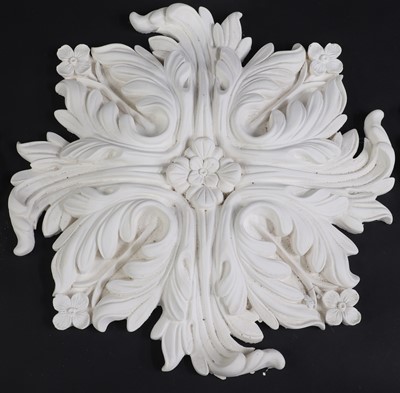 Lot 249 - A group of six plaster ceiling roses
