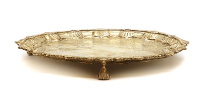 Lot 32 - A silver salver