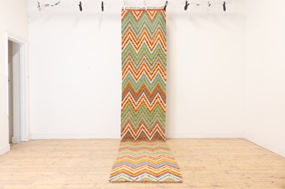 Lot 299 - A Missoni-inspired oversize flat-weave runner