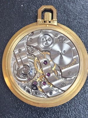 Lot 315 - An 18ct gold Patek Philippe open faced pocket watch