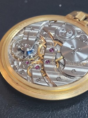 Lot 315 - An 18ct gold Patek Philippe open faced pocket watch