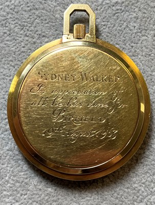 Lot 315 - An 18ct gold Patek Philippe open faced pocket watch