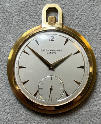 Lot 315 - An 18ct gold Patek Philippe open faced pocket watch