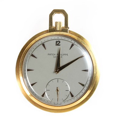 Lot 315 - An 18ct gold Patek Philippe open faced pocket watch