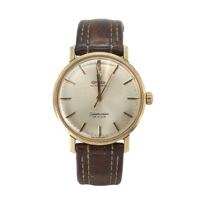 Lot 305 - A gentlemen's Omega De Ville Seamaster automatic strap watch