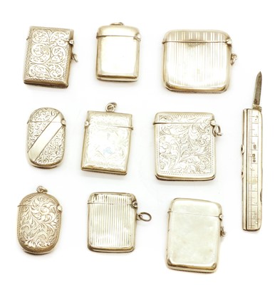 Lot 5 - A group of silver novelty items