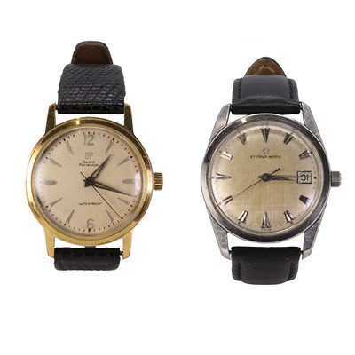 Lot 428 - Two gentlemen's mechanical strap watches