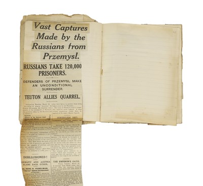 Lot 229 - WWI Diary/Journal of Col. T. B. Watson, R.A.M.C.