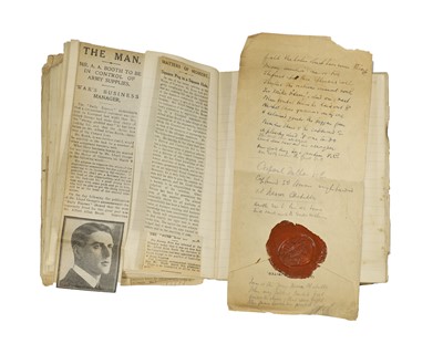 Lot 229 - WWI Diary/Journal of Col. T. B. Watson, R.A.M.C.