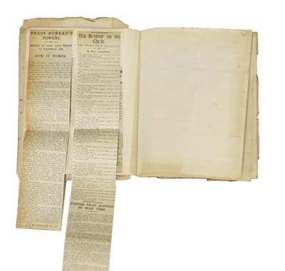Lot 229 - WWI Diary/Journal of Col. T. B. Watson, R.A.M.C.