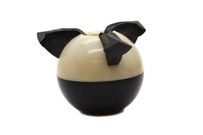 Lot 144 - An Art Deco tennis ball ashtray
