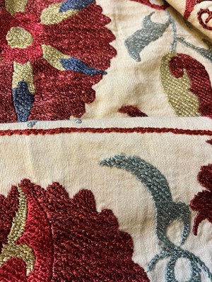 Lot 203 - An Uzbek Suzani textile