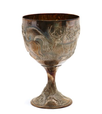 Lot 66 - A silver goblet