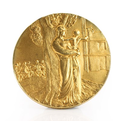 Lot 262 - An 18ct gold Birmingham Civil Society medal, c.1929