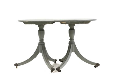 Lot 381 - A painted Regency style table