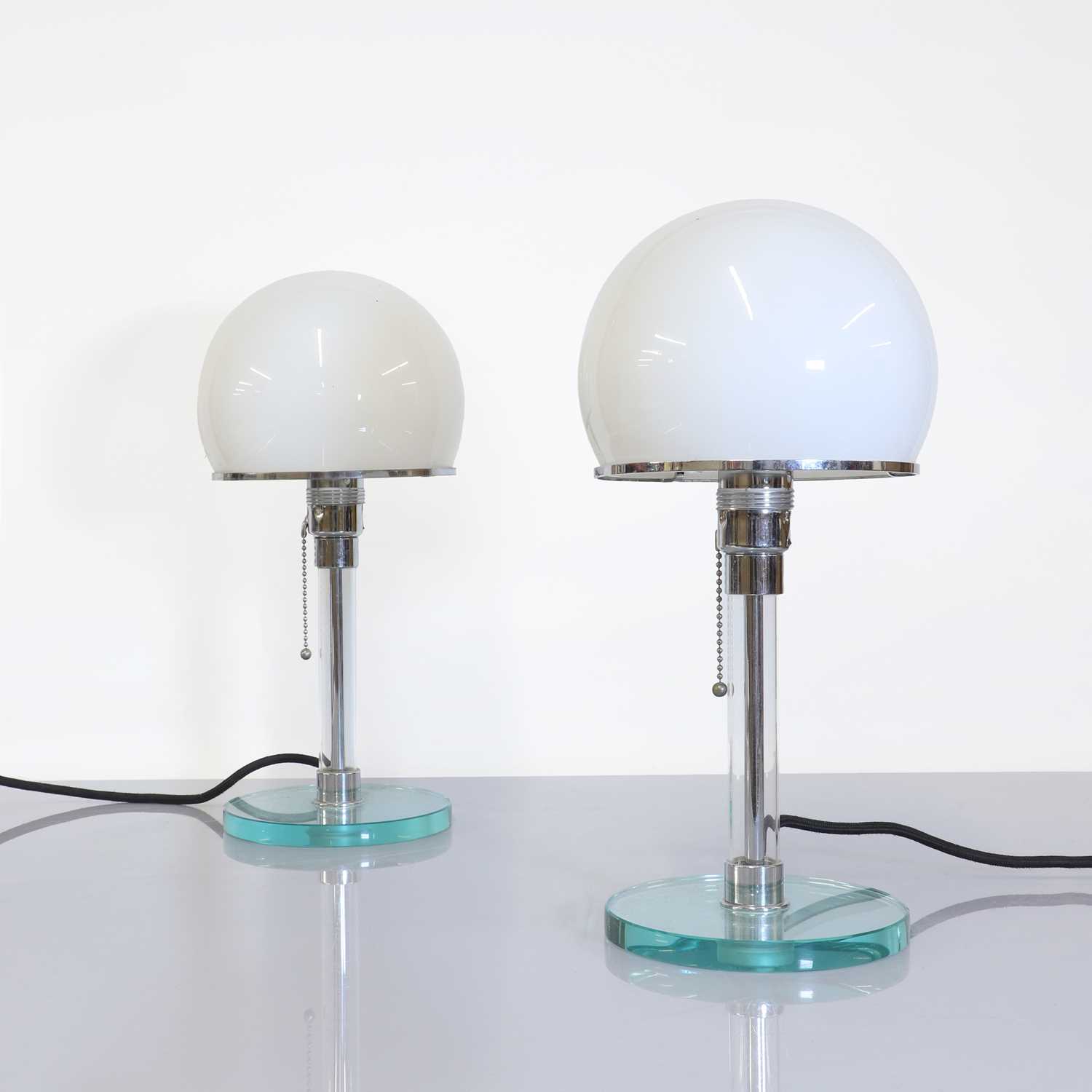 Lot 136 - A pair of German 'Wegenfield WG24' table lamps