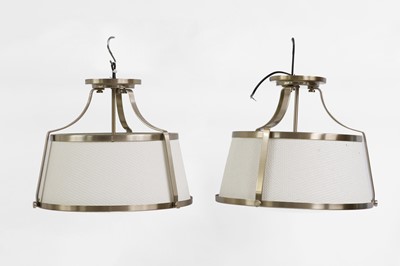 Lot 160 - A pair of Art Deco-style ceiling lights