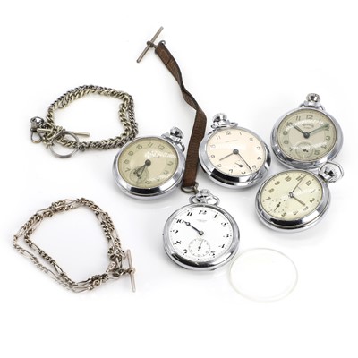 Lot 434 - A group of pocket watches