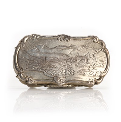 Lot 395 - A Victorian silver vinaigrette by Nathaniel Mills