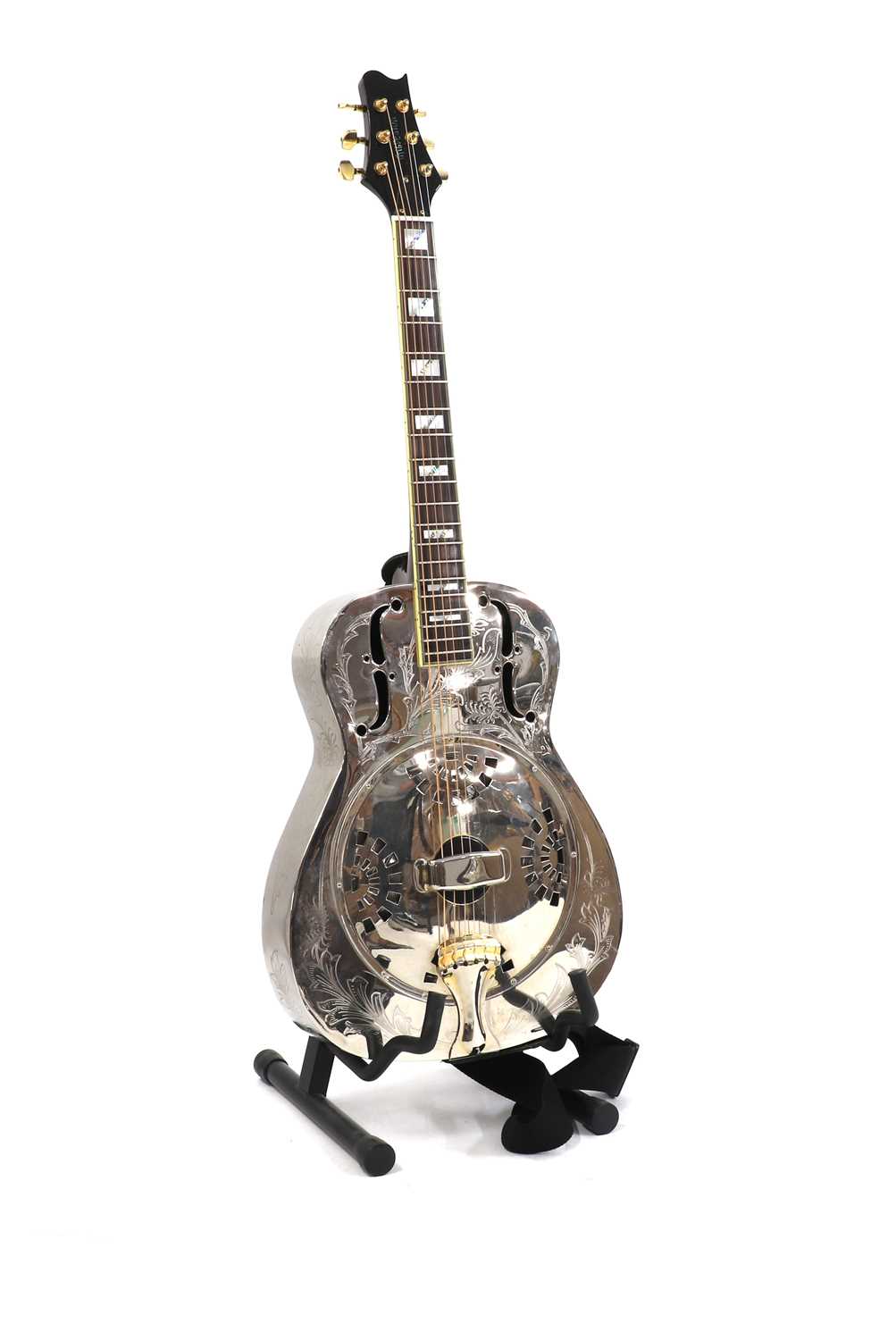 Lot 164 - A Galveston steel resonator acoustic guitar