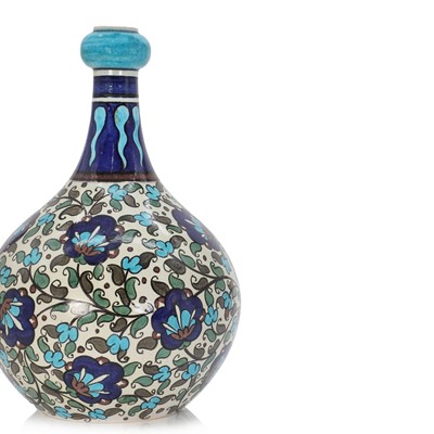 Lot 3 - A Burmantofts Anglo-Persian faience pottery vase