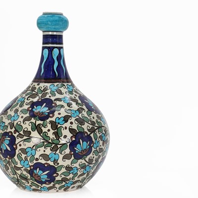 Lot 3 - A Burmantofts Anglo-Persian faience pottery vase