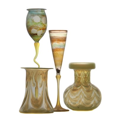 Lot 92 - Two Schmid lampwork glass vases