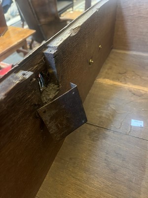 Lot 25 - A George II figured walnut secretaire chest on chest