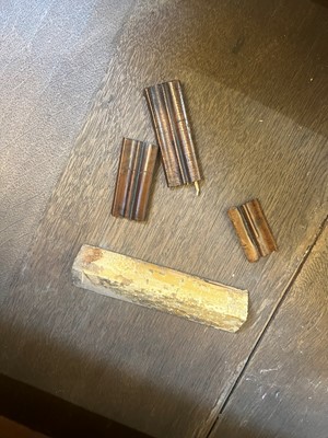 Lot 25 - A George II figured walnut secretaire chest on chest