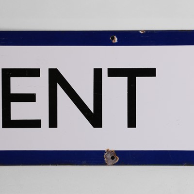 Lot 282 - An enamel London Transport 'Covent Garden' sign