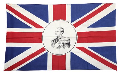 Lot 163 - A pair of Edward VIII Union Jack coronation flags