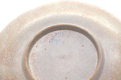 Lot 60 - An Art Deco 'Hydrangeas' pottery charger