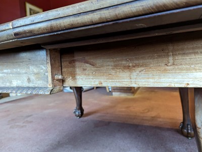 Lot 37 - A George II style mahogany extending dining table