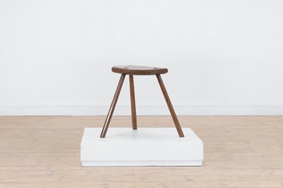 Lot 479 - An ash and elm cutler's stool