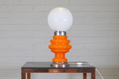 Lot 271 - An Italian glass table lamp