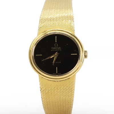 Lot 423 - An 18ct gold Omega De Ville automatic watch