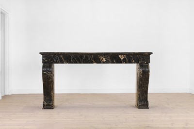 Lot 24 - A Nero Portoro marble console table