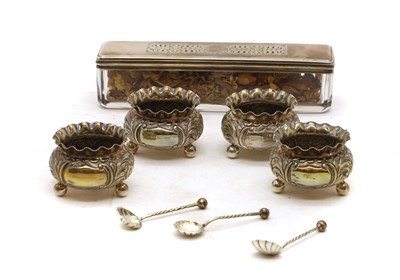 Lot 19 - A group of four Victorian silver salts