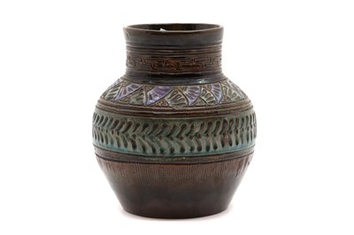Lot 64 - A Linthorpe stoneware vase