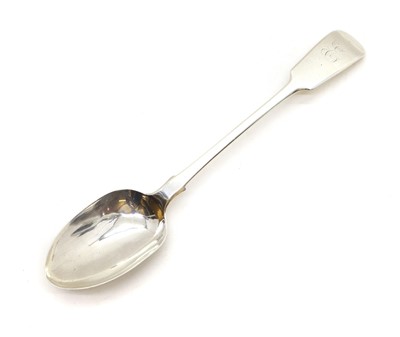 Lot 55 - A Victorian silver serving spoon