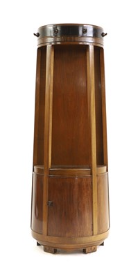 Lot 548 - An Art Deco mahogany and inlaid hall stand