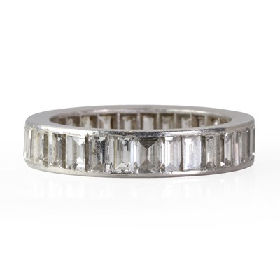 Lot 231 - A diamond full eternity ring