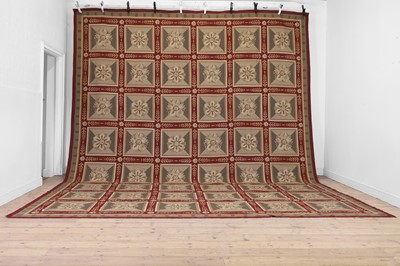Lot 116 - A needlepoint wool carpet of Robert Adam design