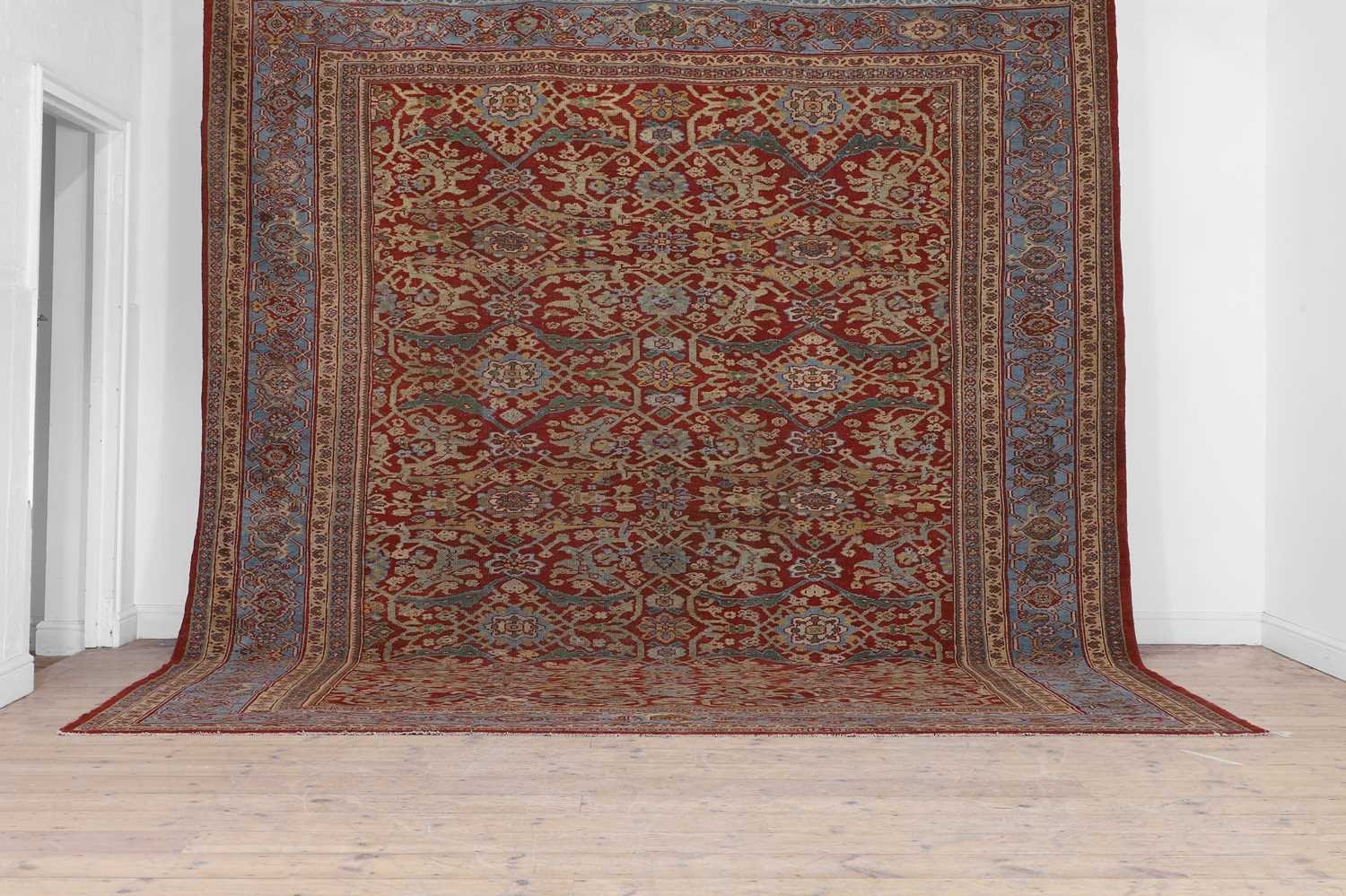 Lot A Ziegler Mahal wool carpet