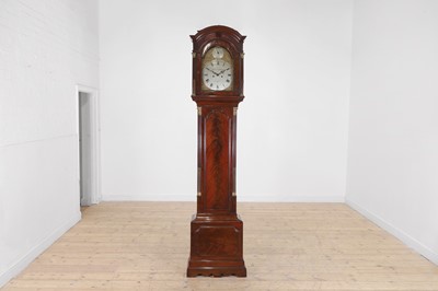 Lot 367 - A George III mahogany longcase clock