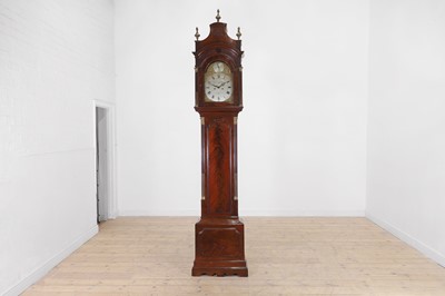 Lot 367 - A George III mahogany longcase clock