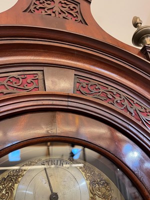 Lot 367 - A George III mahogany longcase clock