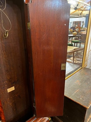 Lot 367 - A George III mahogany longcase clock