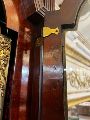 Lot 367 - A George III mahogany longcase clock