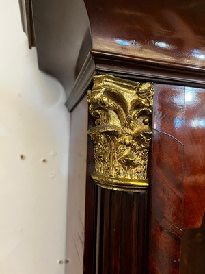 Lot 367 - A George III mahogany longcase clock